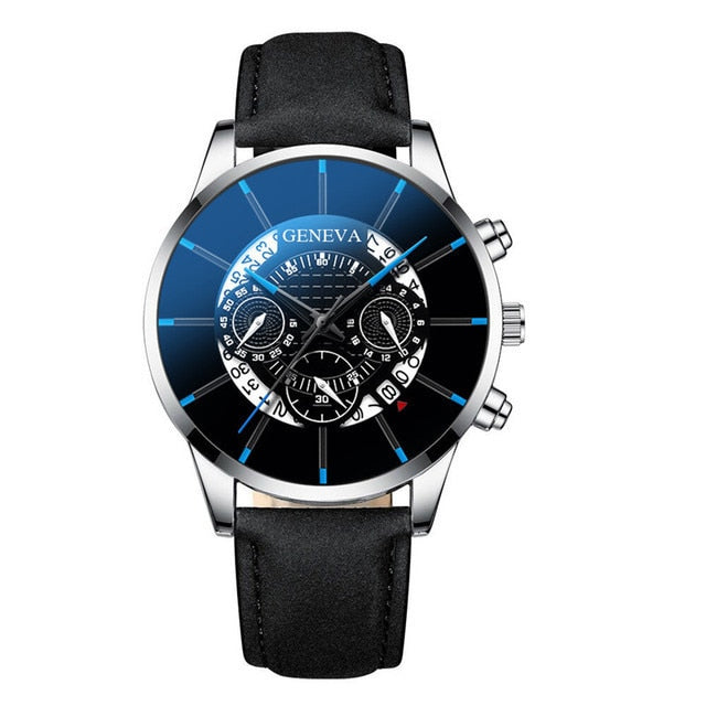 Mens Bohemian Dial Stainless Steel Analog Watch