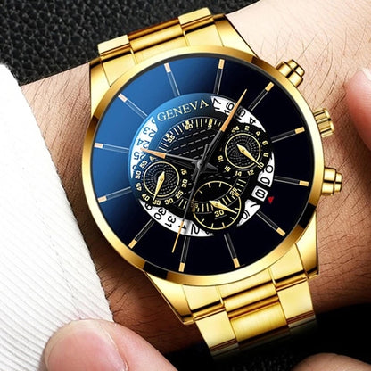 Mens Bohemian Dial Stainless Steel Analog Watches