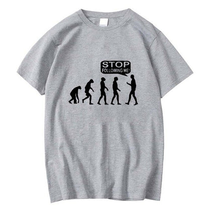 Womens Human Evolution Cool Summer T-Shirts