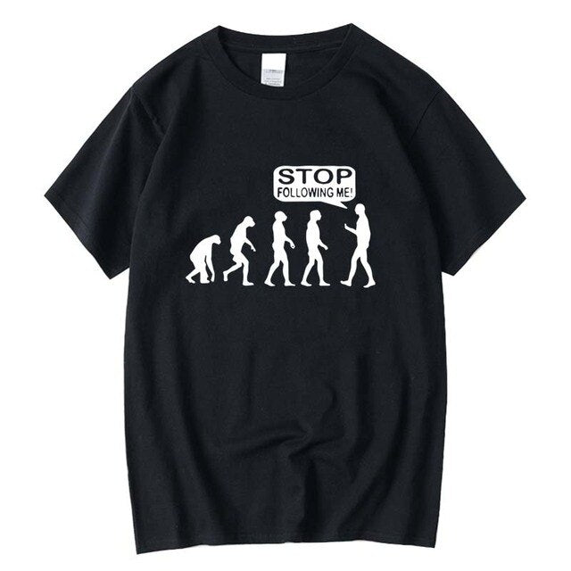 Womens Human Evolution Cool Summer T-Shirts