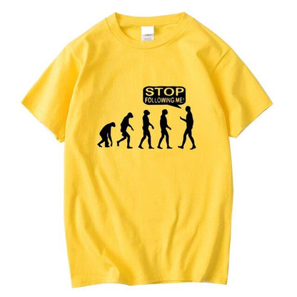 Womens Human Evolution Cool Summer T-Shirts