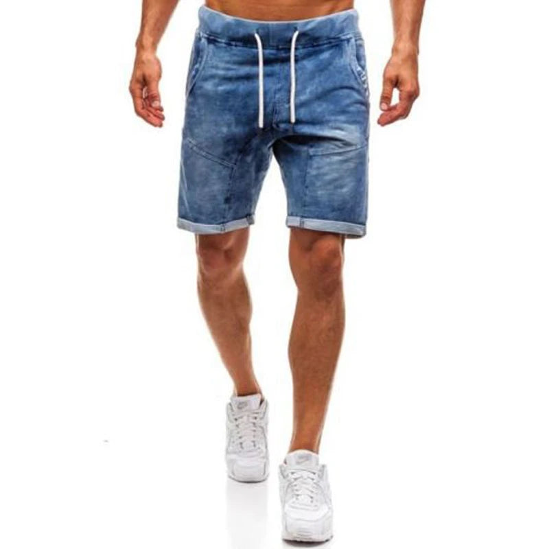 Mens Trendy Disstressed Summer Denim Shorts
