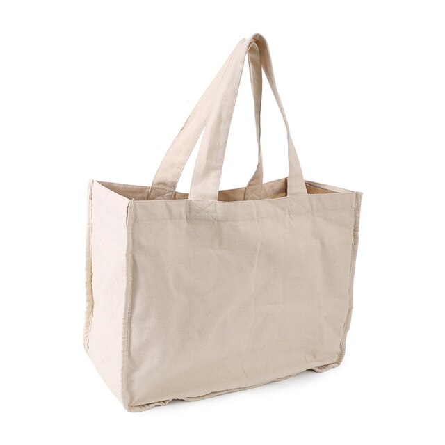 Eco-Friendly Cotton Canvas Shopping Grocery Bags