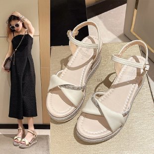 Women's Platform Heel Open Toe Sandals