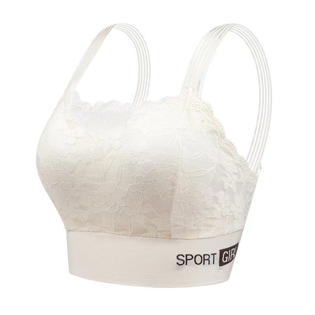 Anti-Sagging Lace Embroidered Small Chest Ladies Bra