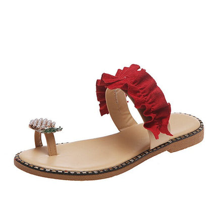 Hot Summer Style One Finger Open Toe Women Slipper