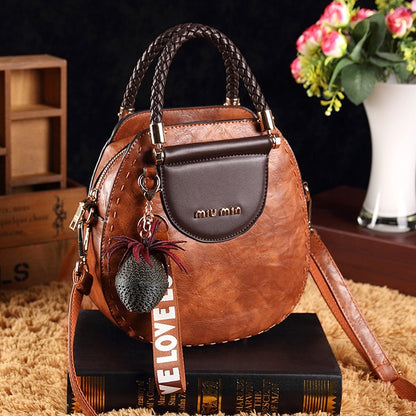 Women's Casual Circular Soft Handbags