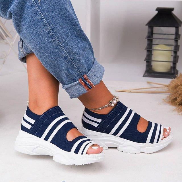Easy Walk Slip On Summer Women Sandals