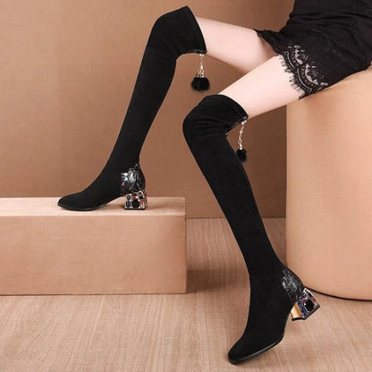 Women Creative Knee High Boots