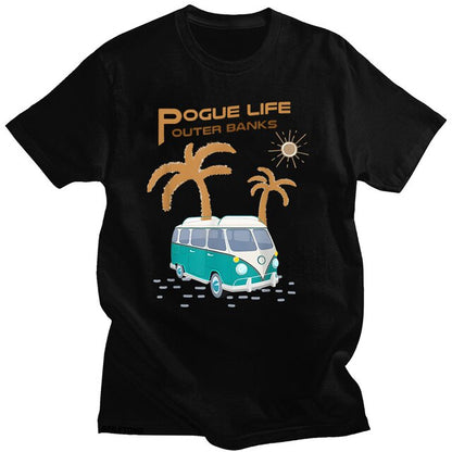 Pogue Life Outer Banks Women Vintage Cotton T-Shirt