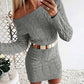 Women's Twisted Belted Long Sweaters