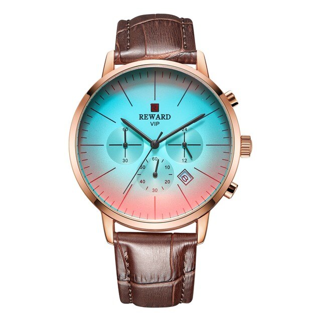 Mens Multi Color Dial Stainless Steel Analog Watch