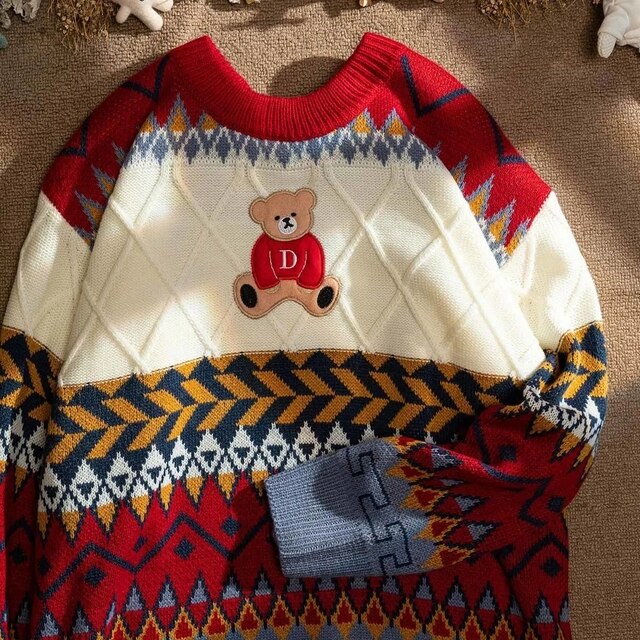 Women's Sweety Bear Cartoony Sweater