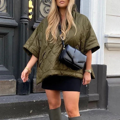 Big Pocket Green Fashion Winter Women's Outwear Parka Coat