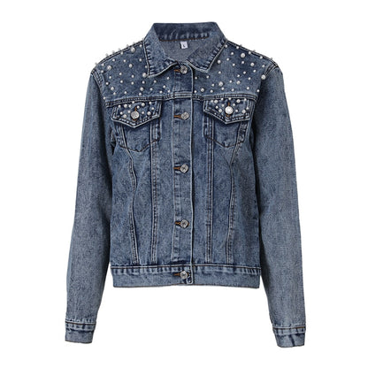 Pearl Beading Denim Jackets