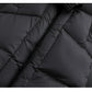 Womens Winter Style Windproof Mid Length Cotton Coat Parka