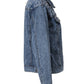 Pearl Beading Design Short Vintage Jean Denim Coats