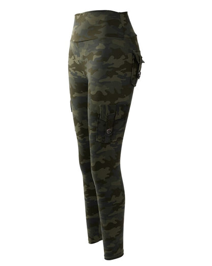 Fitness Workout Gym Wear Fashion Camouflage Women Pants