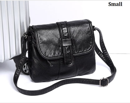 Women Zip Up Soft Messenger Bags