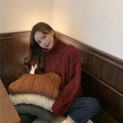 Women Oversized Knitted Sweater