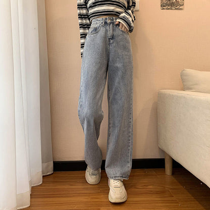 Straight Leg Baggy Mom Jeans