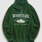 Whistler British COLOMBIA Printed Half Zipper Sweatshirts
