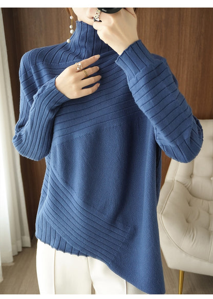 Autumn Winter Women Turtleneck Warm Sweater