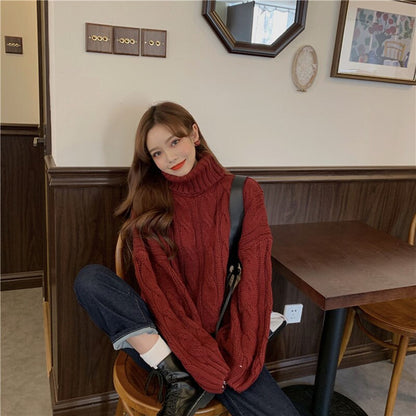 Women Oversized Knitted Sweater