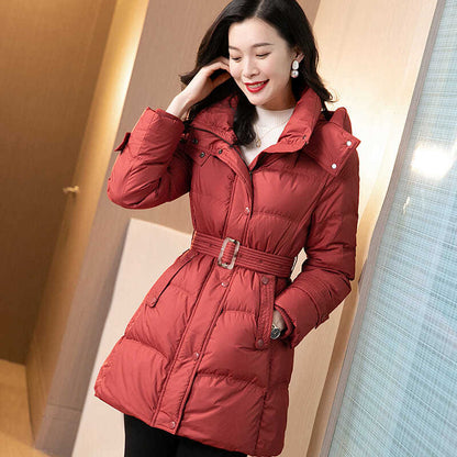 New Female Winter Style Stand Collar Cotton Filling Coats