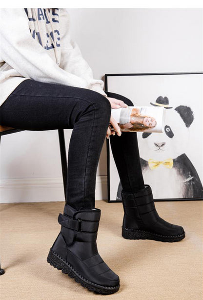 New Winter Style Warm Platform Heel Women Boots