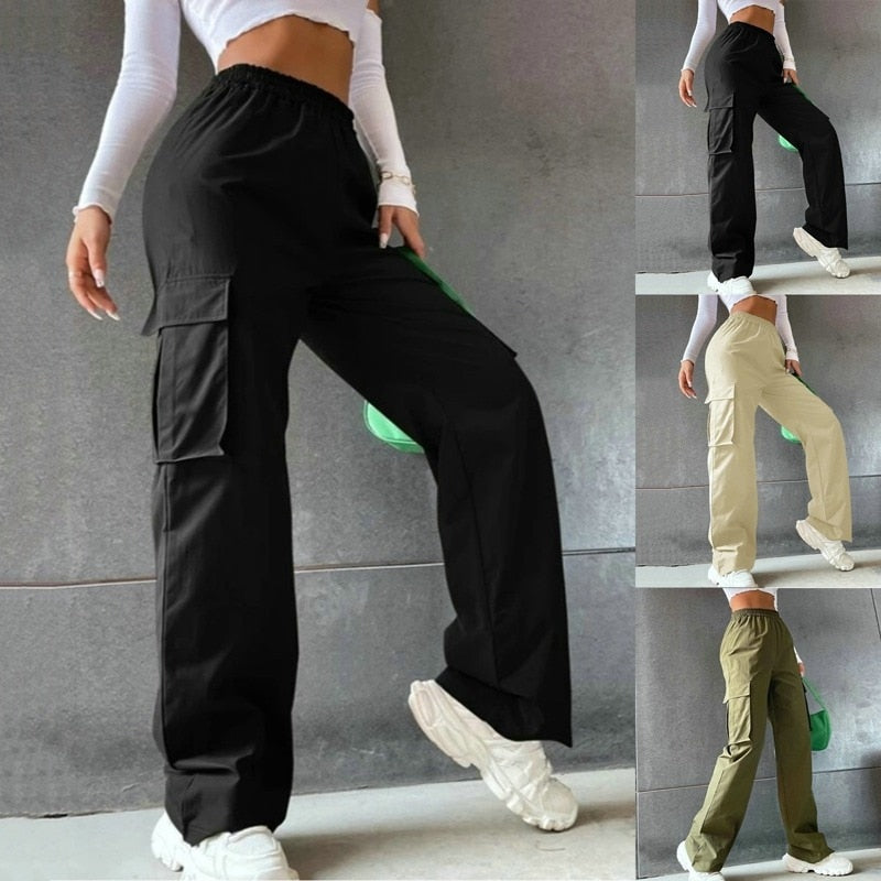 Women Streetwear Hip Hop Style Baggy Jogger Pants