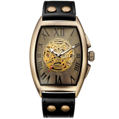 Men's Transparent Mechanical Dial Luxury Analog Watches