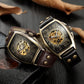 Mens Transparent Mechanical Dial Luxury Analog Watches