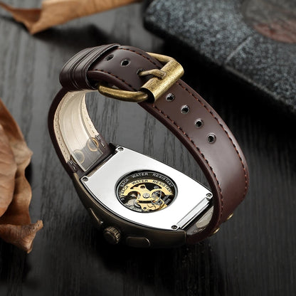 Men's Transparent Mechanical Dial Luxury Analog Watches