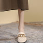 Gold Chain Edge Decor Women Gorgeous Luxury Slipper Sandal