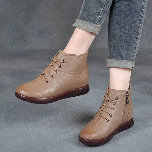 Womens Thick Sole Soft Casual Shoes Boots