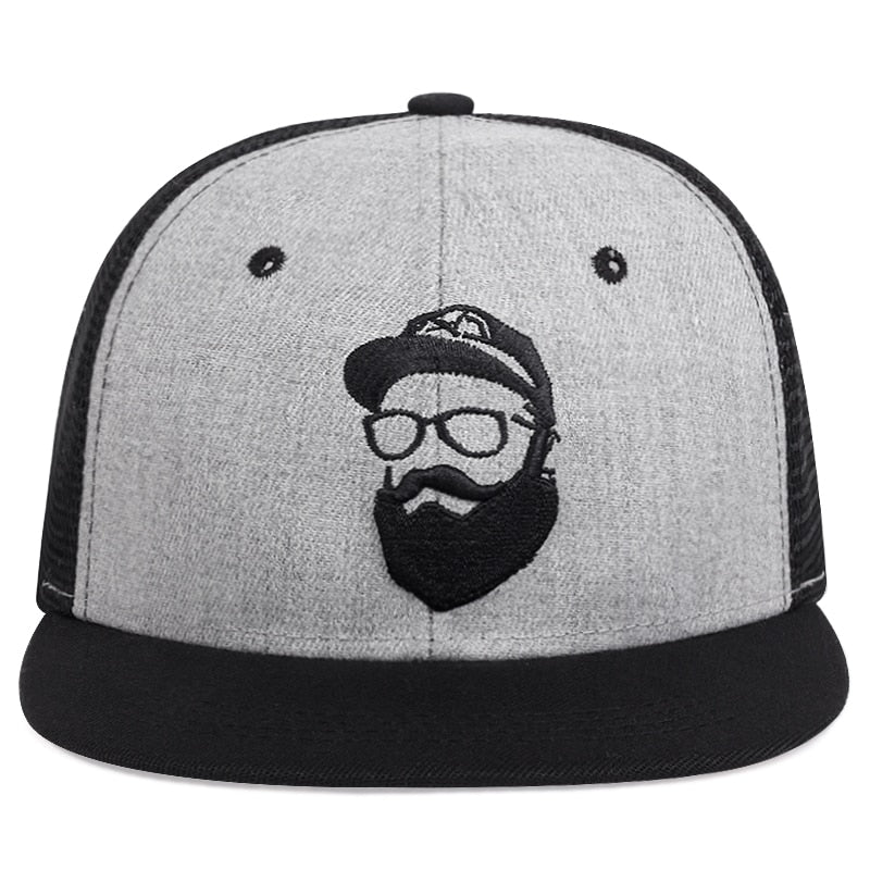 Beard Old Man Printed Baseball Hats