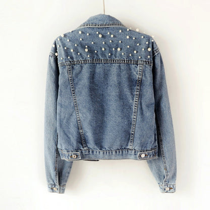 Pearl Beading Denim Jackets