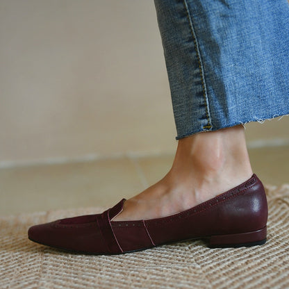 Slip-on Pointed Toe Elegant Women Flat Shoes