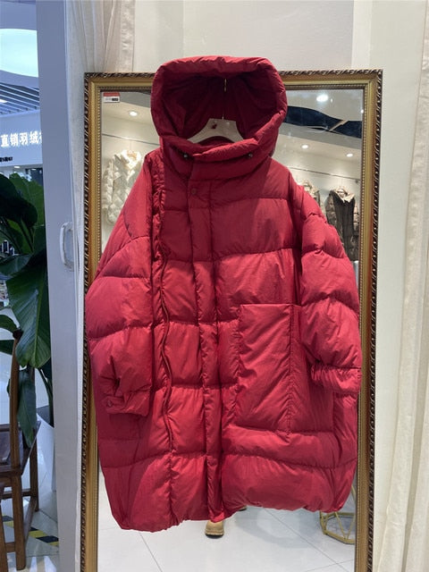 Winter Shine Big Pocket Baggy Oversized Womens Warmy Coat