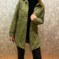 Army Green Womens Autumn Style Thin Long Jackets