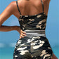 Camouflage Themed Push Up Female Sexy Brazilian Bikini