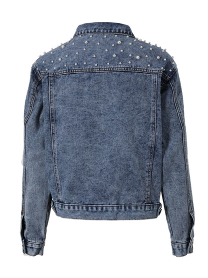 Pearl Beading Denim Jackets