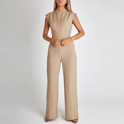 All Matched Office Style Formal Plain Jumpsuits