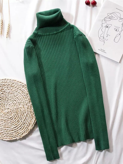 Women's Slim Fit Turtleneck Tight Sweater