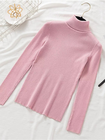 Women's Slim Fit Turtleneck Tight Sweater