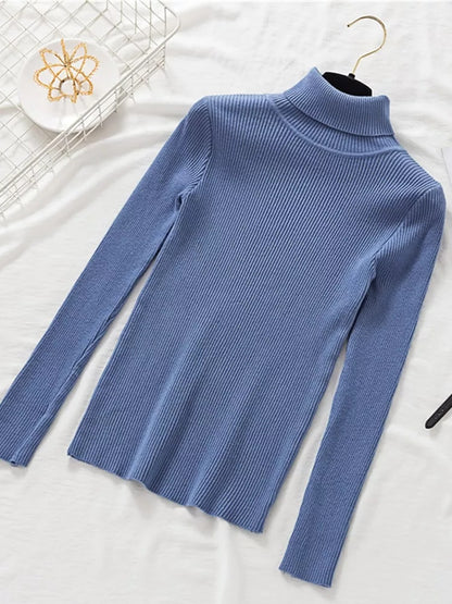 Women's Slim Fit Turtleneck Tight Sweater