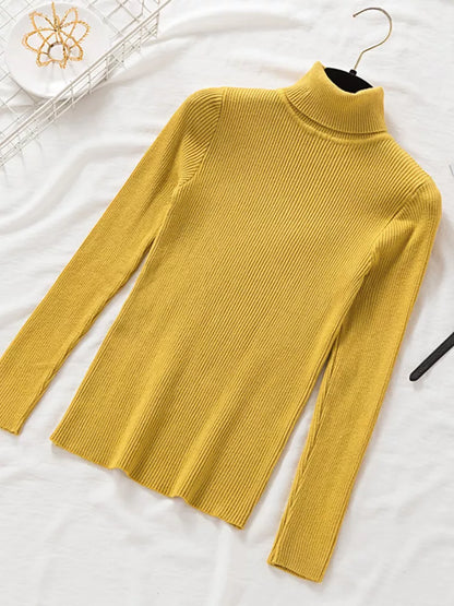 Women's Slim Fit Turtleneck Tight Sweater