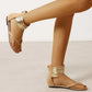 Womens Transparent Open Toe Flat Sole Summer Shoes