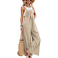 Summer Streetwear Style Casual Wide Leg Jumpsuits Overall